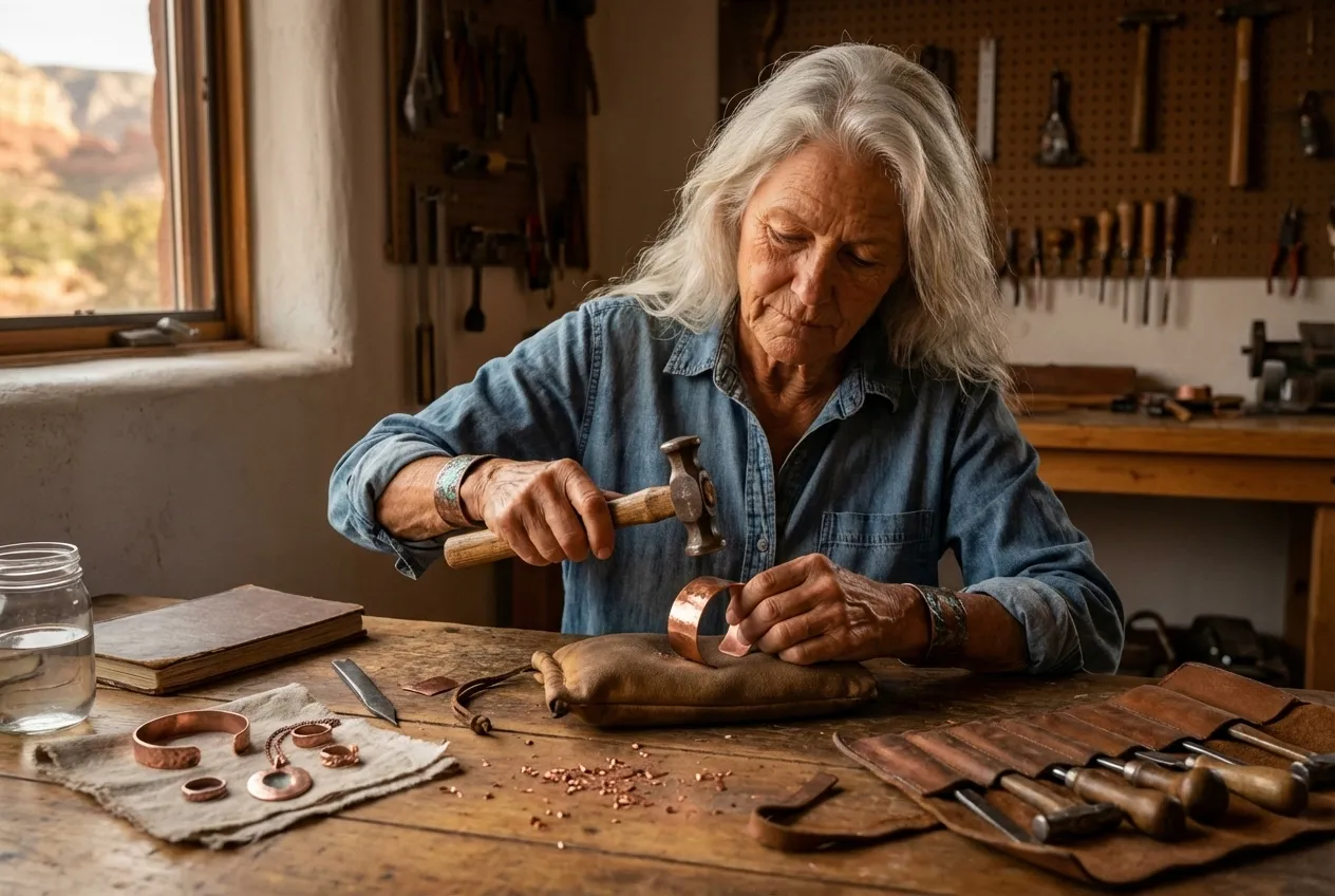 Copper jewelry lifestyle